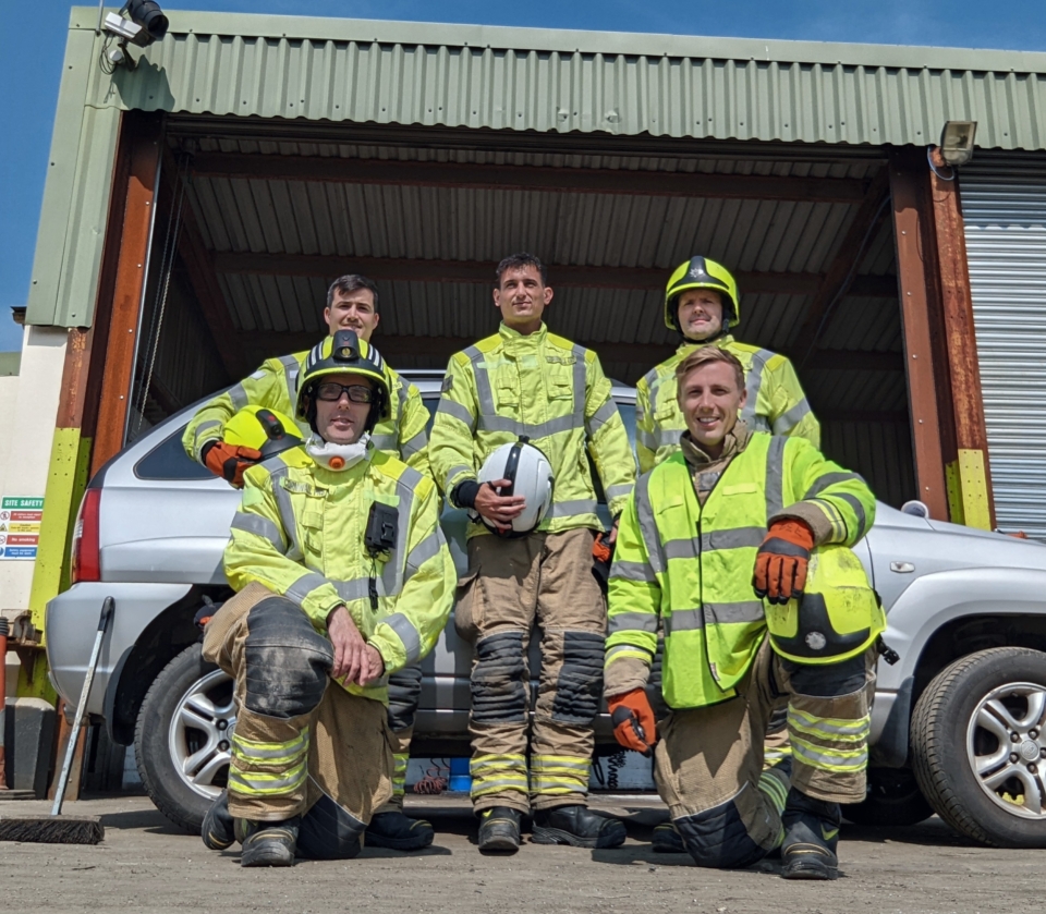 St Austell Fire Crew use scrap car (end-of-life vehicles) from Henry Orchard and Sons to Train on real life situations.